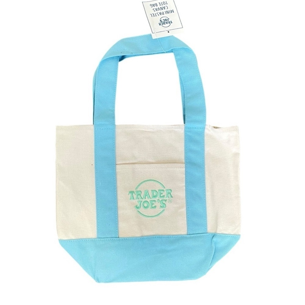 COPY - Canvas Tote Bag Set - Pink, Blue, Purple, Mint Green - Picture 5 of 5